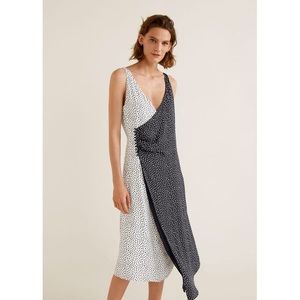 SOLD❣️MANGO Polka Dot Wrap Dress 🌚🌟